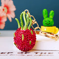 Jeweled Fruit and Vegetable Keychain Collection in Forty-Seven Options view 8