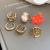 Orange Flower Set