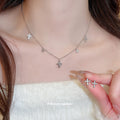 Gold Silver Cross Pendant Necklace Matching Stud Sets view 4