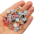 Mixed Color Round Resin Cabochons with Flat Backs for Crafts view 3