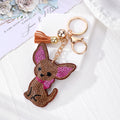Rhinestone Animal Football Keychains Tassel 9 Styles view 6