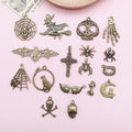 Metallic Halloween Theme and Skull Metal Charms with 18 Listed Options view 2