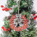 Rhinestone Reindeer Wreath Christmas Ornament Three Colors view 3