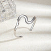 Silver Wave Cuff