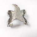 Gold and Silver Tone Snake and Starfish Open Cuff Bracelets view 6