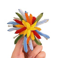 Multicolor Pipe Cleaner Firework Starburst Duckbill Hair Clip view 5