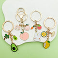 Tropical Fruit Charm Keychains in 43 Pictured Variations for Bags and Keys view 4