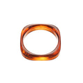 Irregular Glossy Acrylic Resin Bangle Bracelet 5 Styles view 5