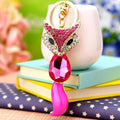 Jeweled Fox Keychains in Eleven Pictured Colors and Three Body Styles view 11