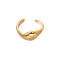 Five Broad Polished Open Cuffs With Smooth Twisted Or Wavy Profiles view 5