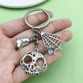 Halloween Charm Keychains Featuring Skull Web Ghost Across 44 Pictured Variations view 1