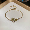 Gold Flower Heart