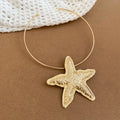 Textured Shell and Starfish Pendant Necklaces for Layered Everyday Styling view 6