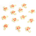 Enamel-Look Gold Star Alloy Charms in 3 Styles for Jewelry Crafts view 4