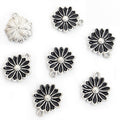 Polished Gold Silver Daisy Alloy Charms in 16 Styles view 7
