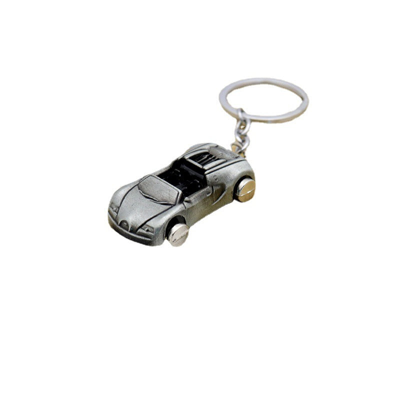 European Convertible Car Model Alloy Keychain Promotional Gift Accessory