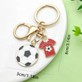 Soccer Charm Keychains in 25 Pictured Variations for Bags and Keys view 8