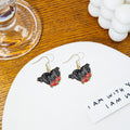 Five Gothic Hand Eye Bat Rose Novelty Hook Earrings view 4