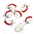 Enamel-Look Silver Gold Unicorn Alloy Charms in 12 Styles view 10