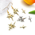 Yellow Cross Metal Charms with 5 Listed Options for DIY Jewelry Making view 4