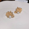 Gold Flower Clip