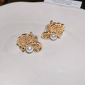 Crystal Flower and Butterfly Ear Clips in Eight Designs view 10