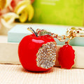 Jeweled Watermelon and Apple Keychains in Five Pictured Options view 9