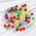 Ten-Color Eight Millimeter Translucent Round Acrylic Bead Collection view 2