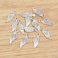 Wing Charms in Four Metallic Finishes with Cutout Detail view 3