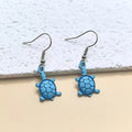 Panda Koala Penguin Turtle Enamel Animal Dangle Earrings 5 Styles view 3