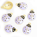 Enamel-Look Silver Gold Ladybug Alloy Charms in 10 Styles view 9