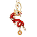 Mixed Jeweled Chinese Dragon Keychains in Forty Seven Pictured Styles view 5