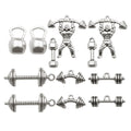 Alloy Metallic Sports Theme and Cheerleading Theme Metal Charms with 15 Listed Options view 7