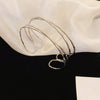 Silver Wavy Lines