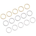 Gold-Tone Twisted Jump Ring Metal Beads with 18 Listed Options view 5