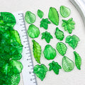 Clear Leaf Glossy Charms with 11 Listed Options for DIY Jewelry Making view 4