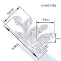 Large Leaf Branch Statement Ring In Gold And Silver Tones view 4