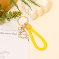 Braided Cord Cai Wealth Keychain Gold Metal Badge Loop view 7