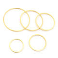 Stainless Steel Hoop Earring Findings in Twenty Size Options view 7