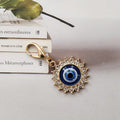 Rhinestone Blue Evil Eye Lobster-Clasp Charms in Four Designs view 5