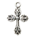 Antique Silver Cross and Heart Metal Charms with 21 Listed Options view 8