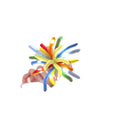 Multicolor Pipe Cleaner Firework Light Up Duckbill Hair Clip view 5