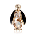 Red White Penguin Crystal Enamel Two Designs Metal Brooch Pin view 6