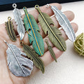 Metallic Leaf Metal Charms with 25 Listed Options for DIY Jewelry Making view 3