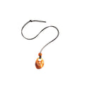 Translucent Teardrop Pendant Cord Necklaces in Three Colors view 5