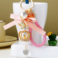 Mixed Crown Tassel and Crown Fox Keychains in Six Pictured Styles view 2