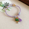 Braided Cord Zongzi Charm Bracelets With Tassel Pearl view 9