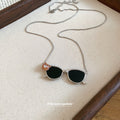 Bear with Sunglasses Long Pendant Necklace Fashion Jewelry view 4
