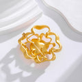 Camellia Crystal Two Designs Metal Brooch Pin for Jackets and Lapels view 3