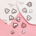 Antique Silver Heart Metal Beads with 10 Listed Options view 2